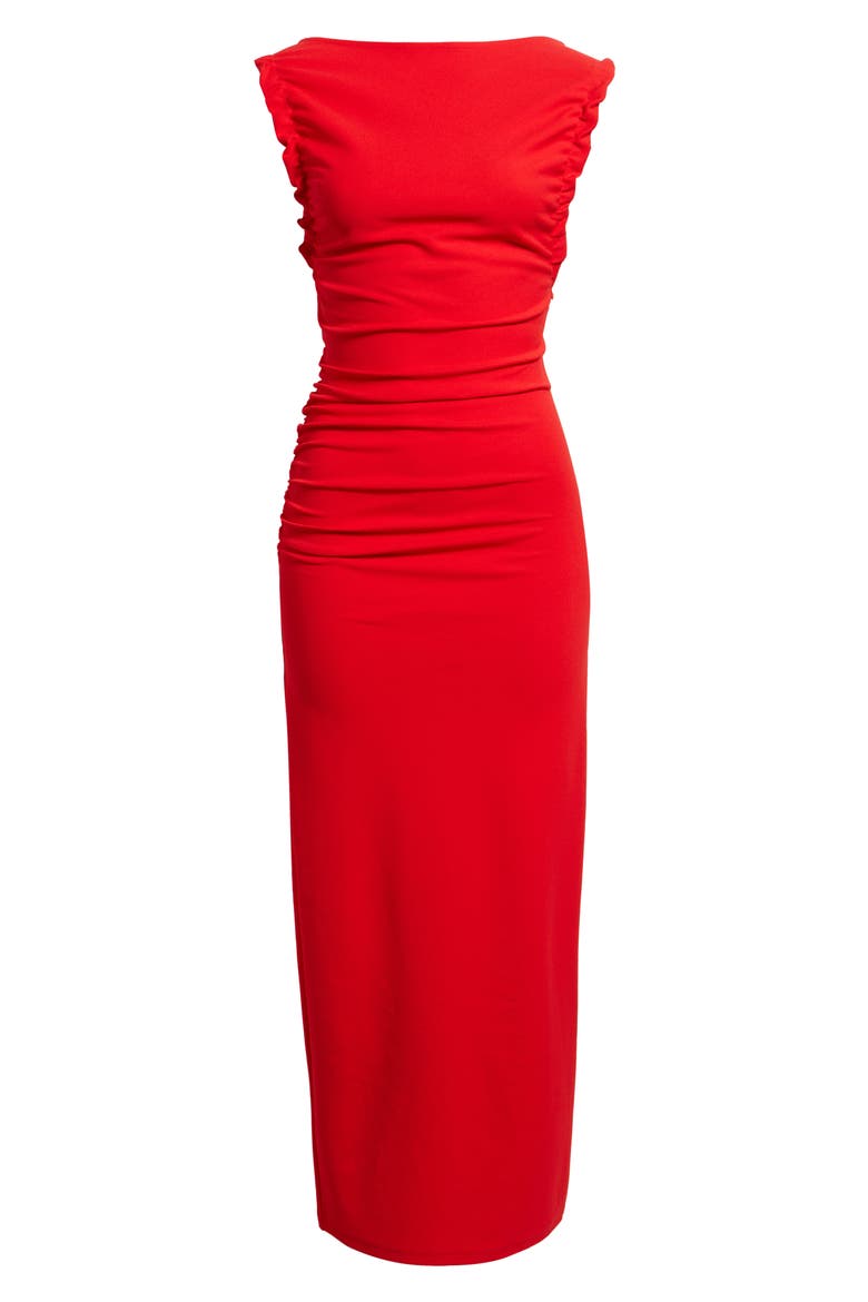 Ihmatine Maxi Dress, Alternate, color, RED