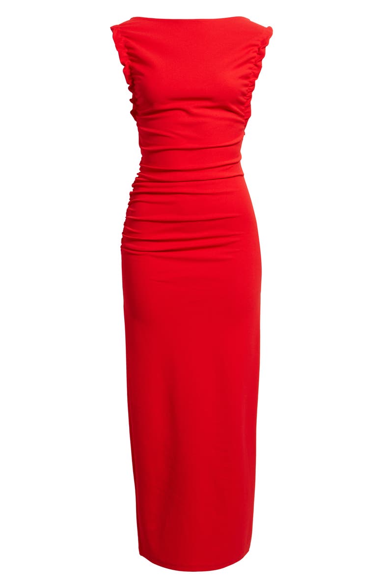 ICHI Ihmatine Maxi Dress, Alternate, color, Red