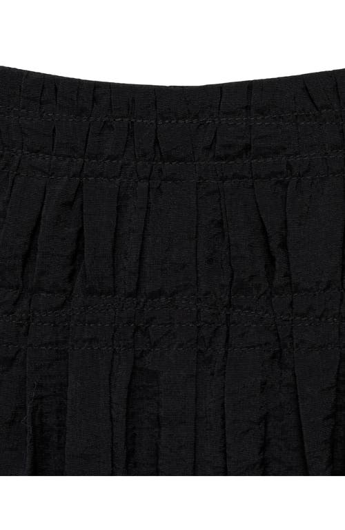 Mango Pleated Midi Skirt In Black