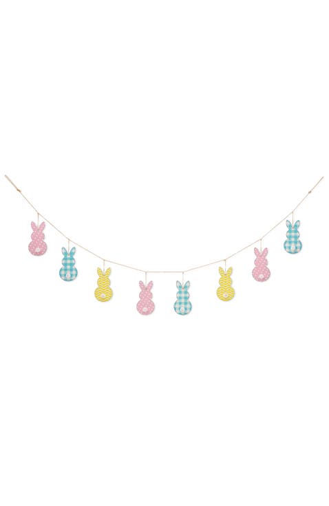 6ft Easter Metal Bunny Garland