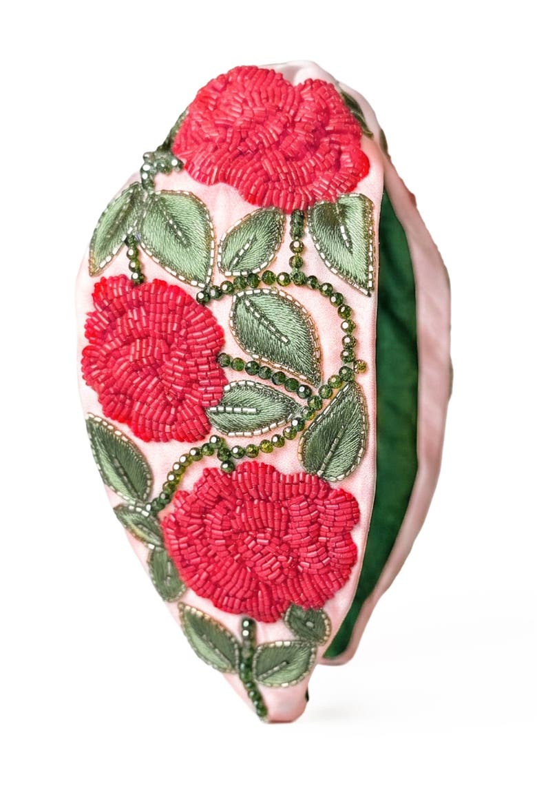 Scarlet Garden Headband, Main, color, Red