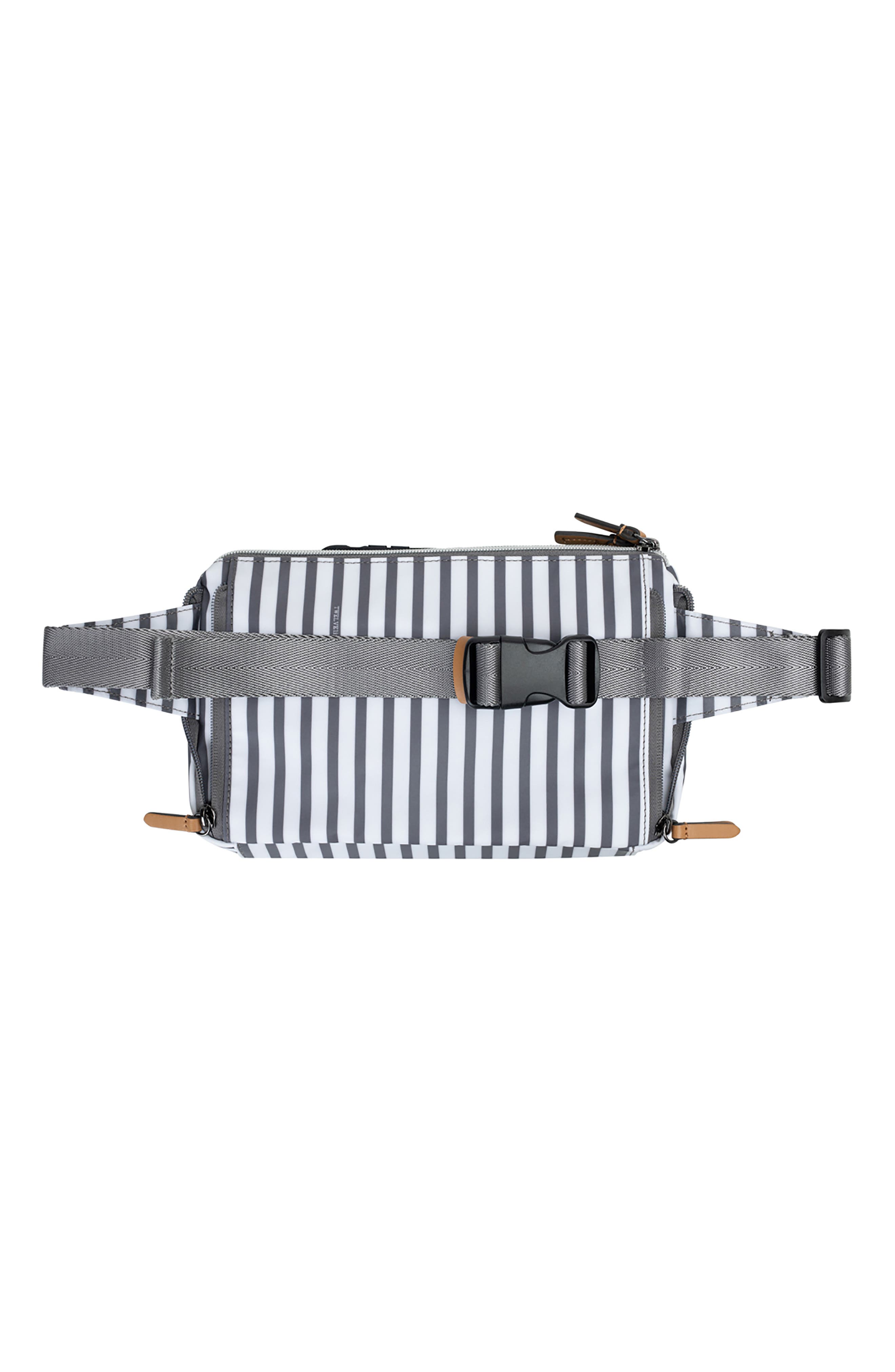 By My Side Water Resistant Nylon Belt Bag, Alternate, color, STRIPE