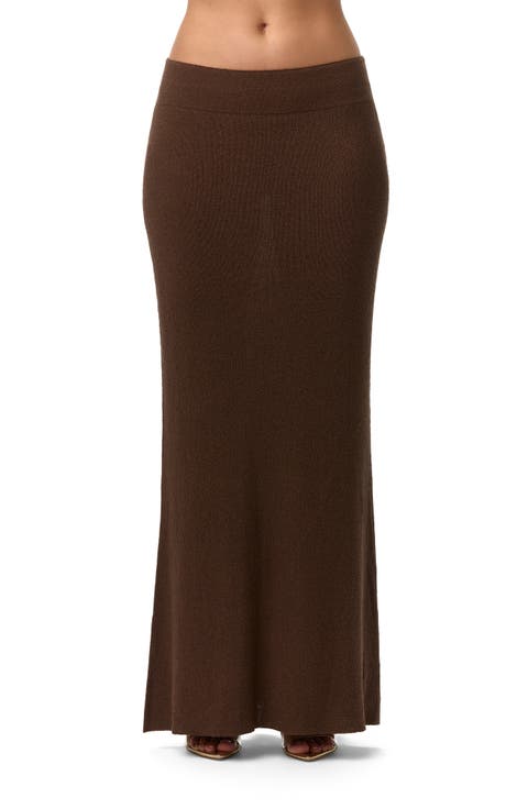 Knit Maxi Skirt