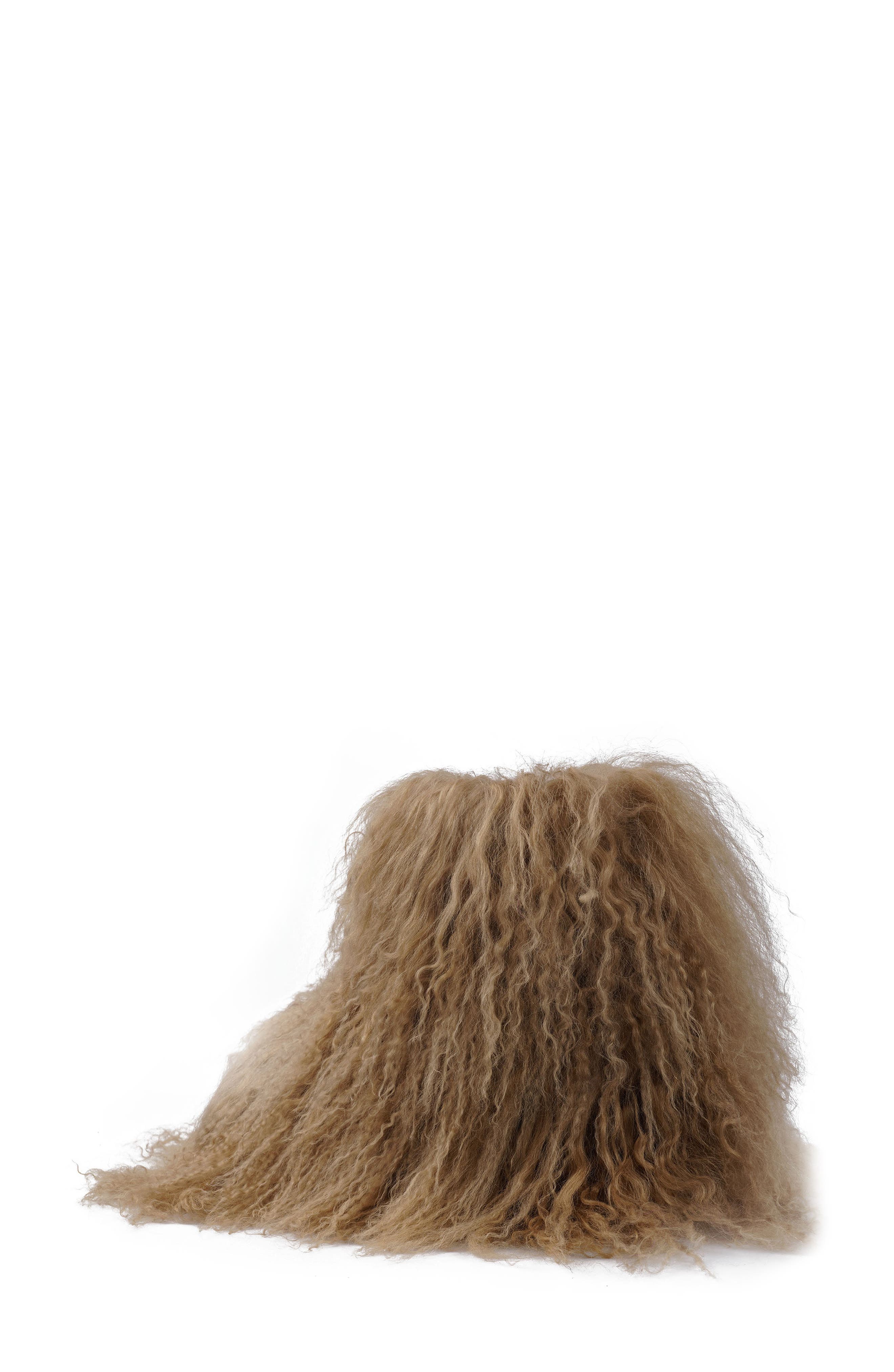 Risha Genuine Shearling Bootie, Alternate, color, NATRL