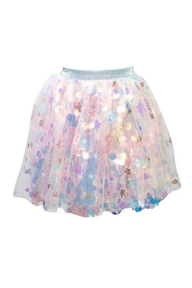 Paillette Stars Tutu, Main, color, Multicolor