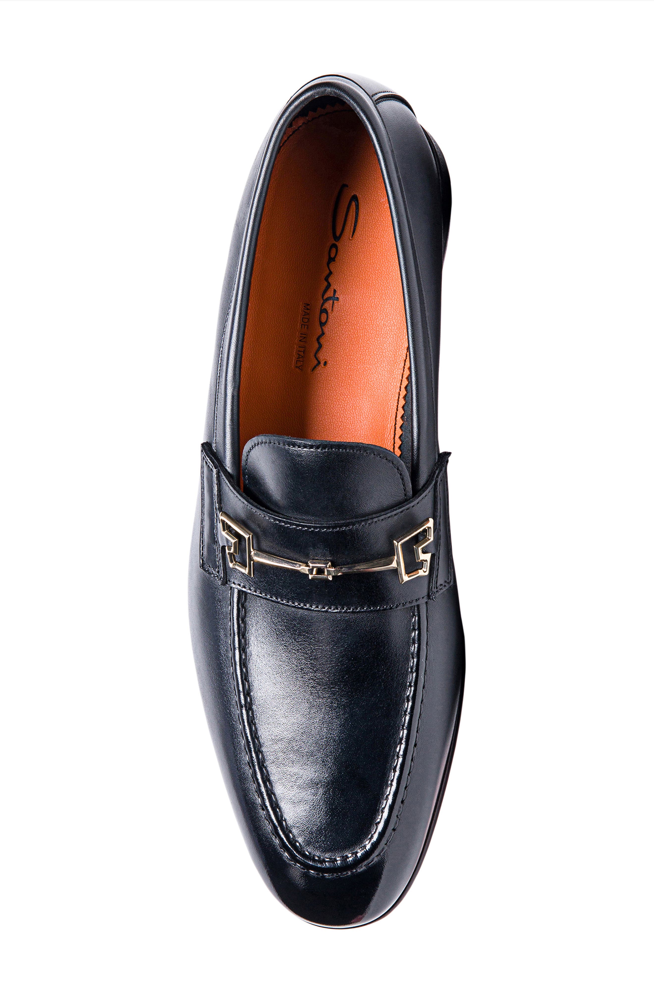 Santoni Saddle Bit Loafer, Alternate, color, 