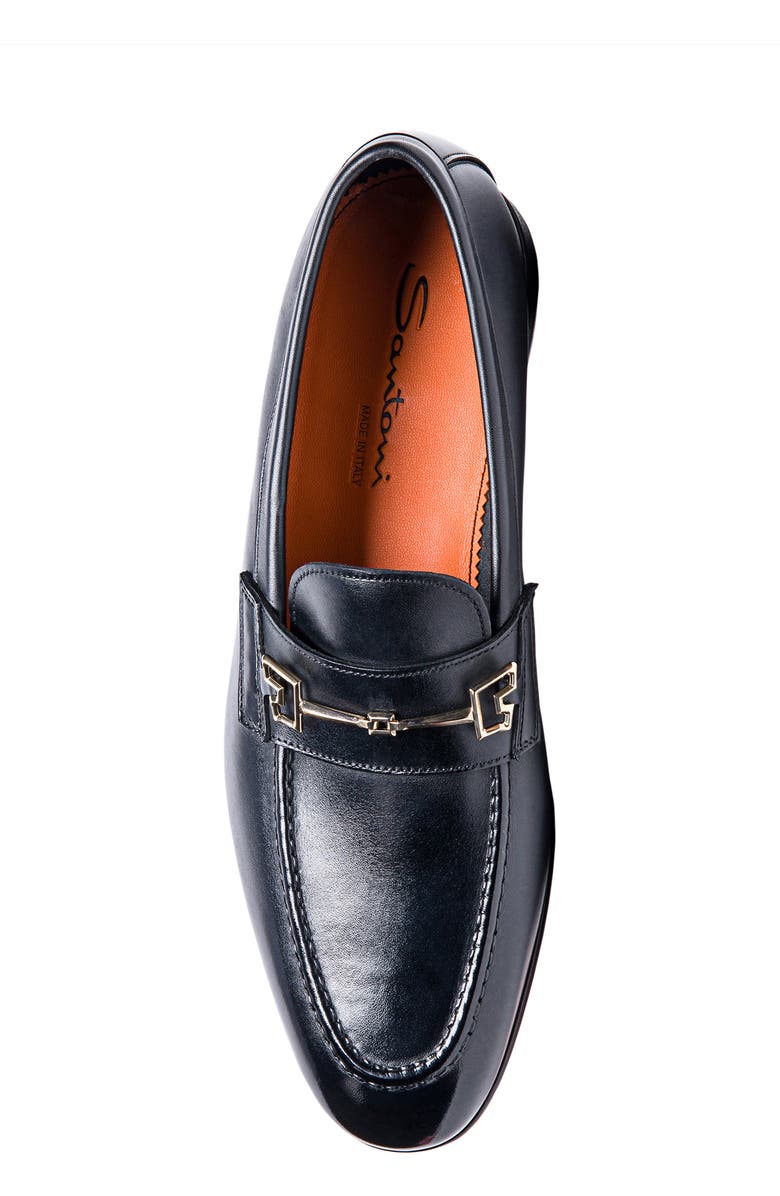 Santoni Saddle Bit Loafer, Alternate, color,