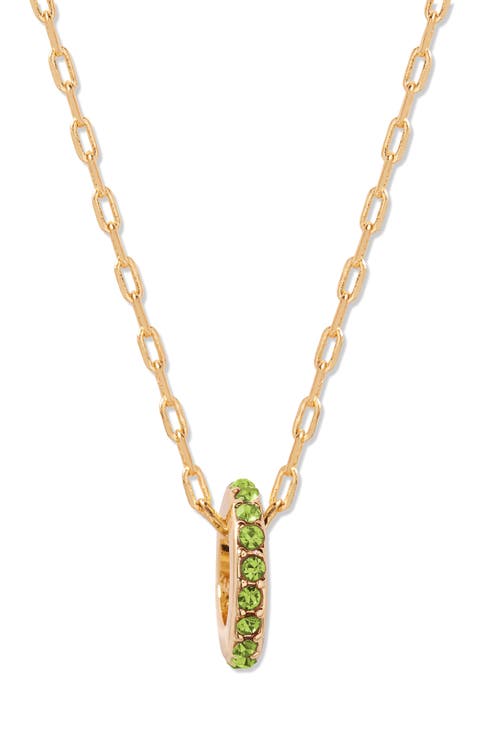Gabby Birthstone Necklace