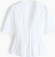 H&M Pintucked Blouse