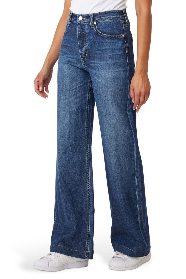 The Daze High Waist Wide Leg Jeans, Alternate, color, I CAN STAY ALL DAY