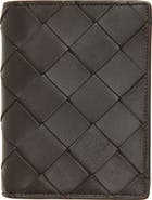 Nordstrom Woven Leather Bifold Card Case