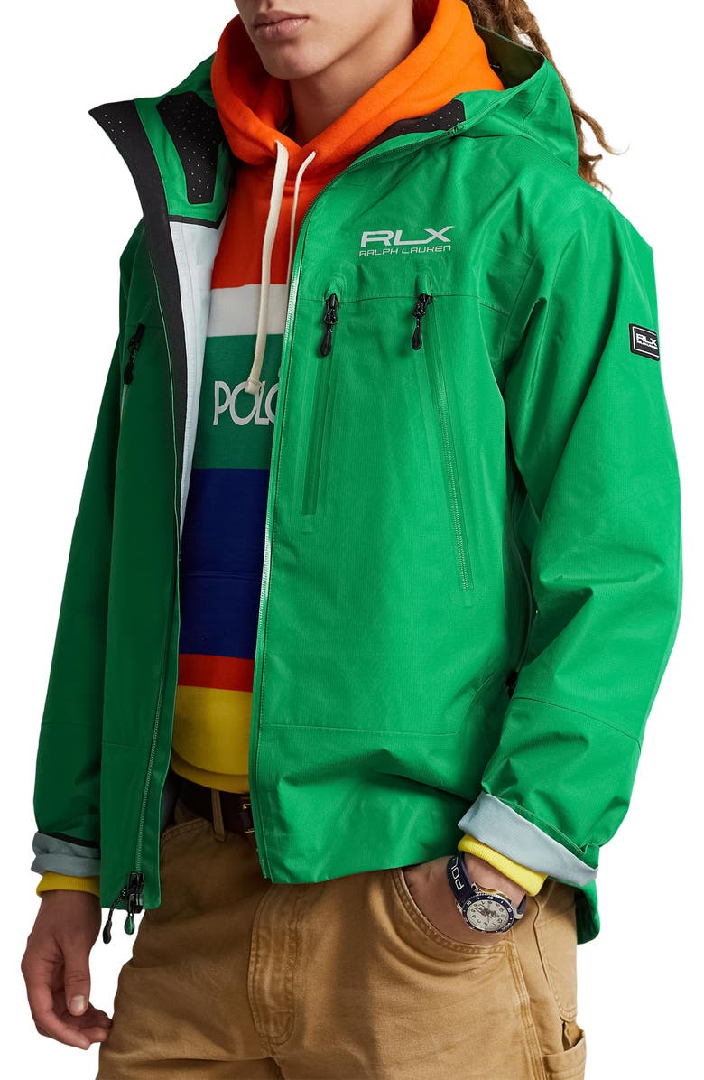 Polo Ralph Lauren Tech Ripstop Patrol Jacket, Main, color, Cruise Green