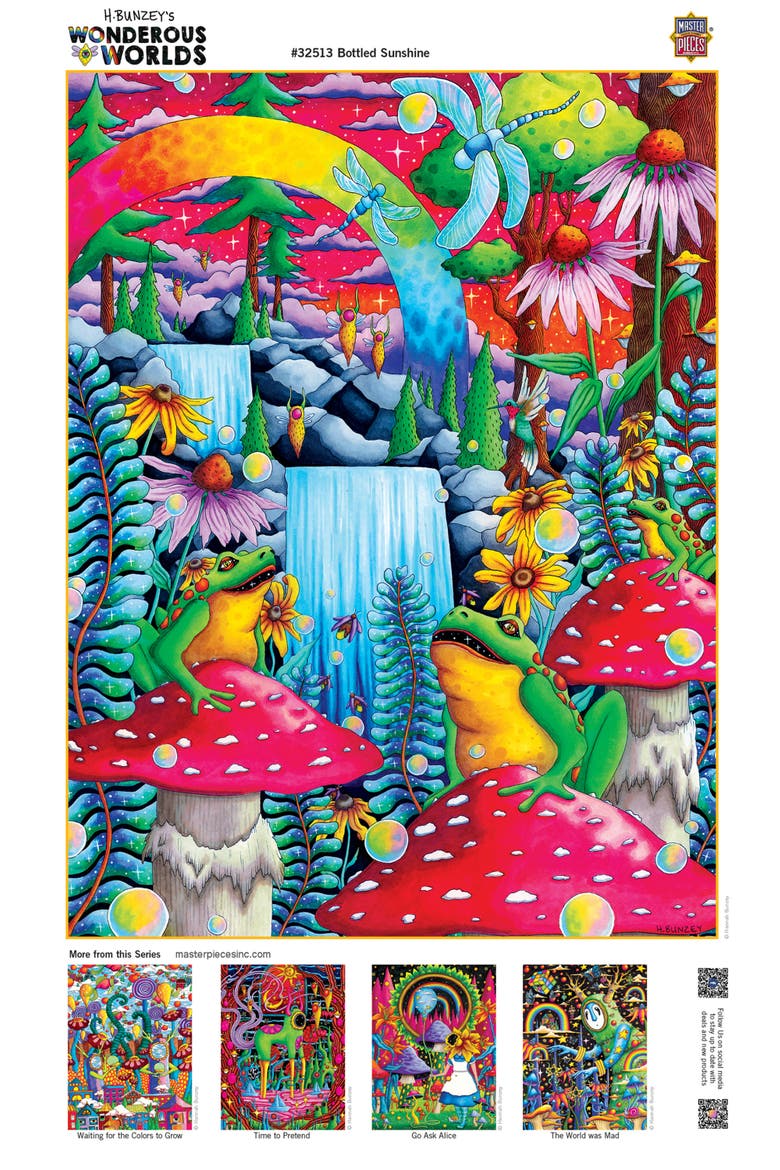 Bottled Sunshine 300 Piece Jigsaw Puzzle, Alternate, color, Multicolor