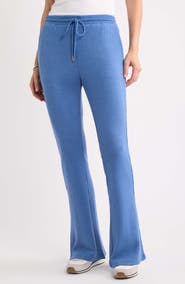 Caslon® Waffle Flare Leg Pants