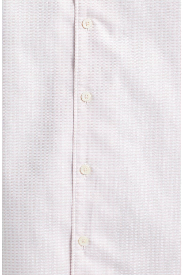 Alvin Shaped Fit Mini Check Button-Up Shirt, Alternate, color, DUSTY PINK