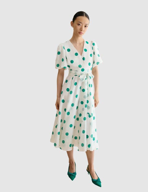 Barrington Polka Dot Midi Dress