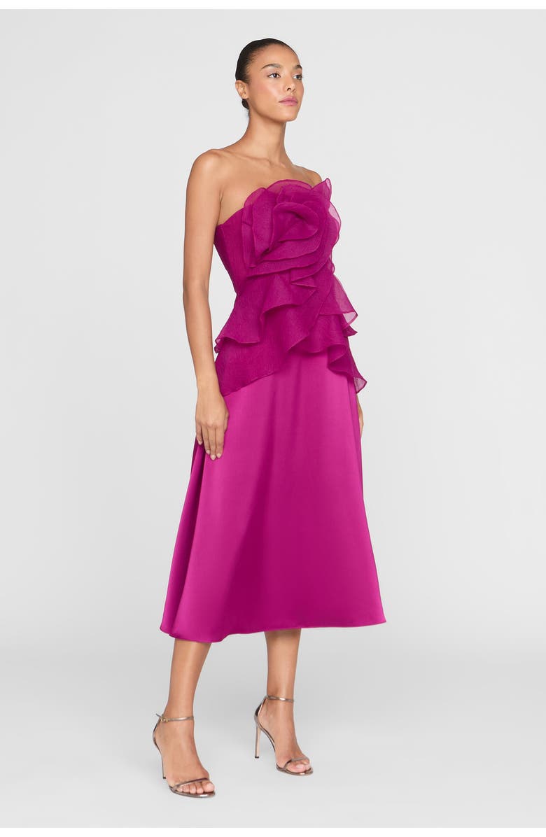 Theia Victoria Draped Rose Cocktail, Alternate, color, Sangria