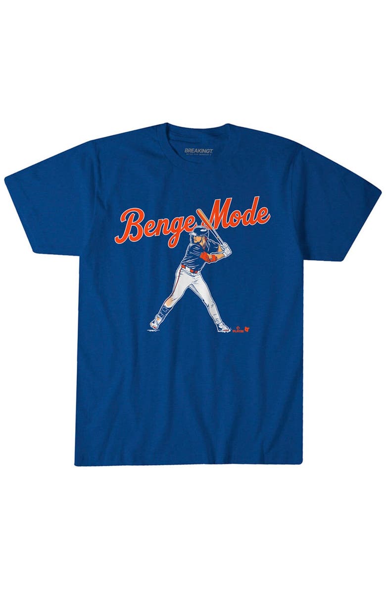 BREAKINGT Unisex BreakingT Carson Benge Royal New York Mets T-Shirt, Main, color, Royal