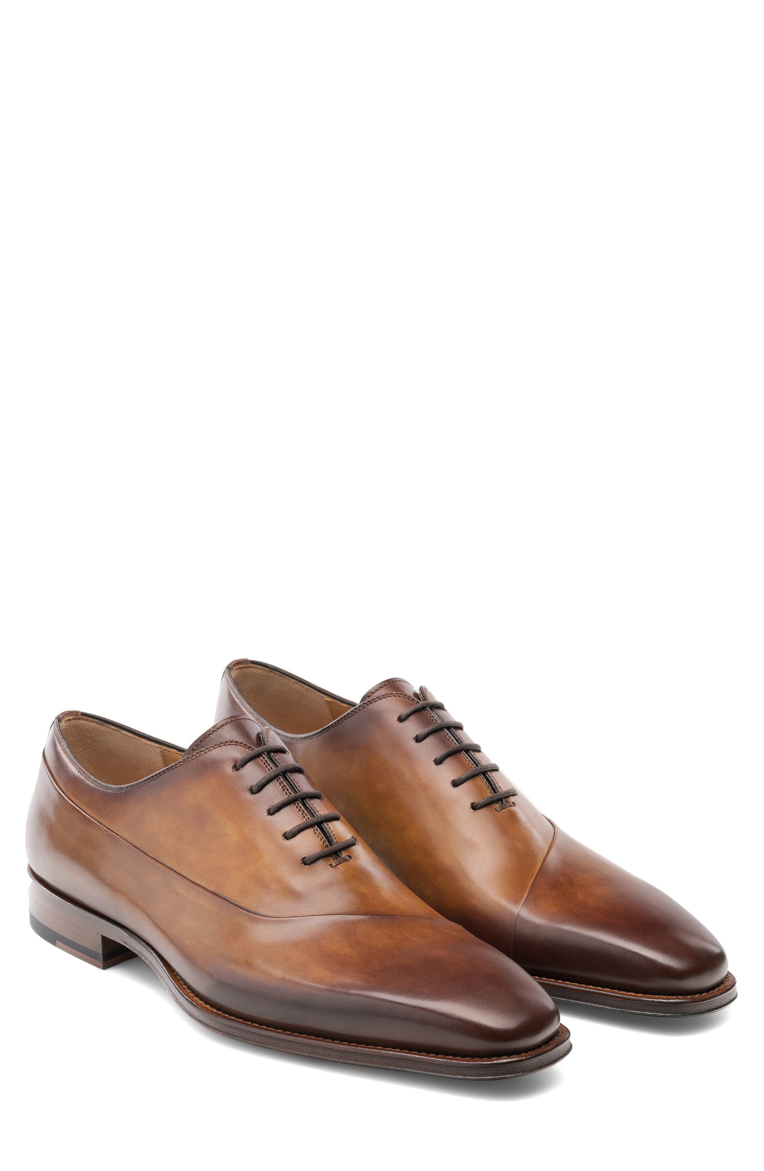 Vaughan Water Resistant Plain Toe Oxford, Main, color, TABACO