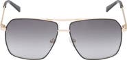 GUESS 60mm Navigator Sunglasses