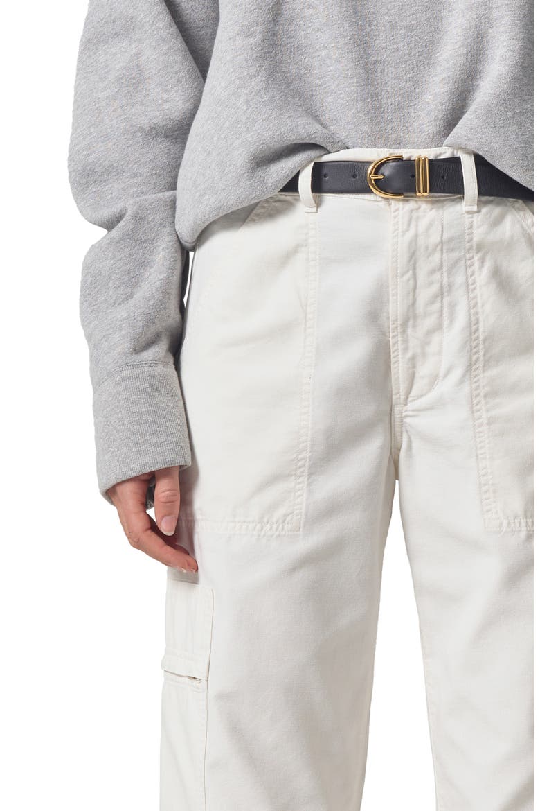 Marcelle Low Rise Barrel Cargo Pants, Alternate, color, PASHMINA