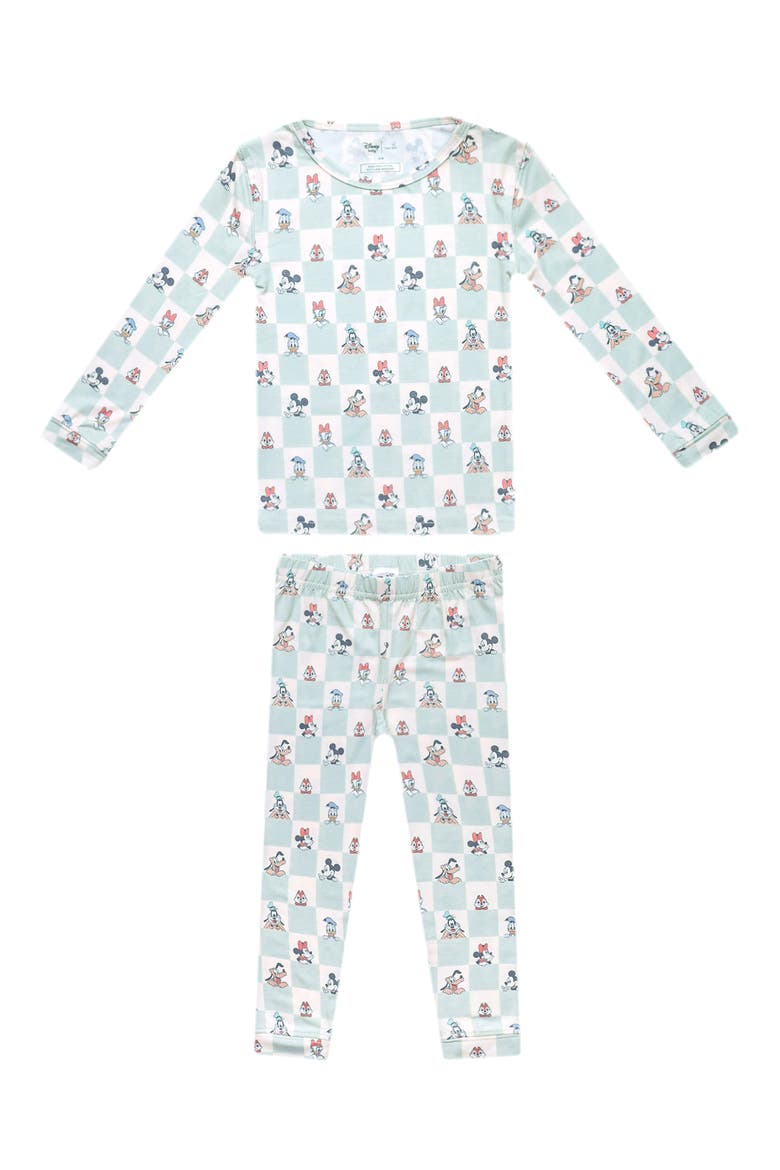 Mickey & Friends Fitted Two-Piece Pajamas, Main, color, MICKEY MOUSE FRIENDS