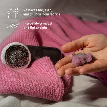 Travel Ready Fabric Care Trio Steamer, Mini Iron, & Lint Remover