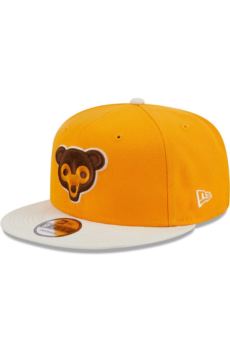 New Era Men's New Era Gold Chicago Cubs Tiramisu 9FIFTY Snapback Hat, Main, color, Gold