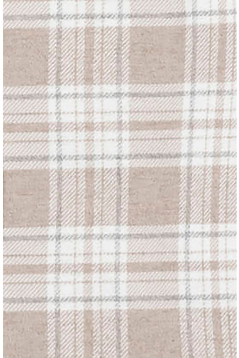 Organic Flannel Double Pocket Button Down Shirt, Alternate, color, Taupe Heirloom Plaid