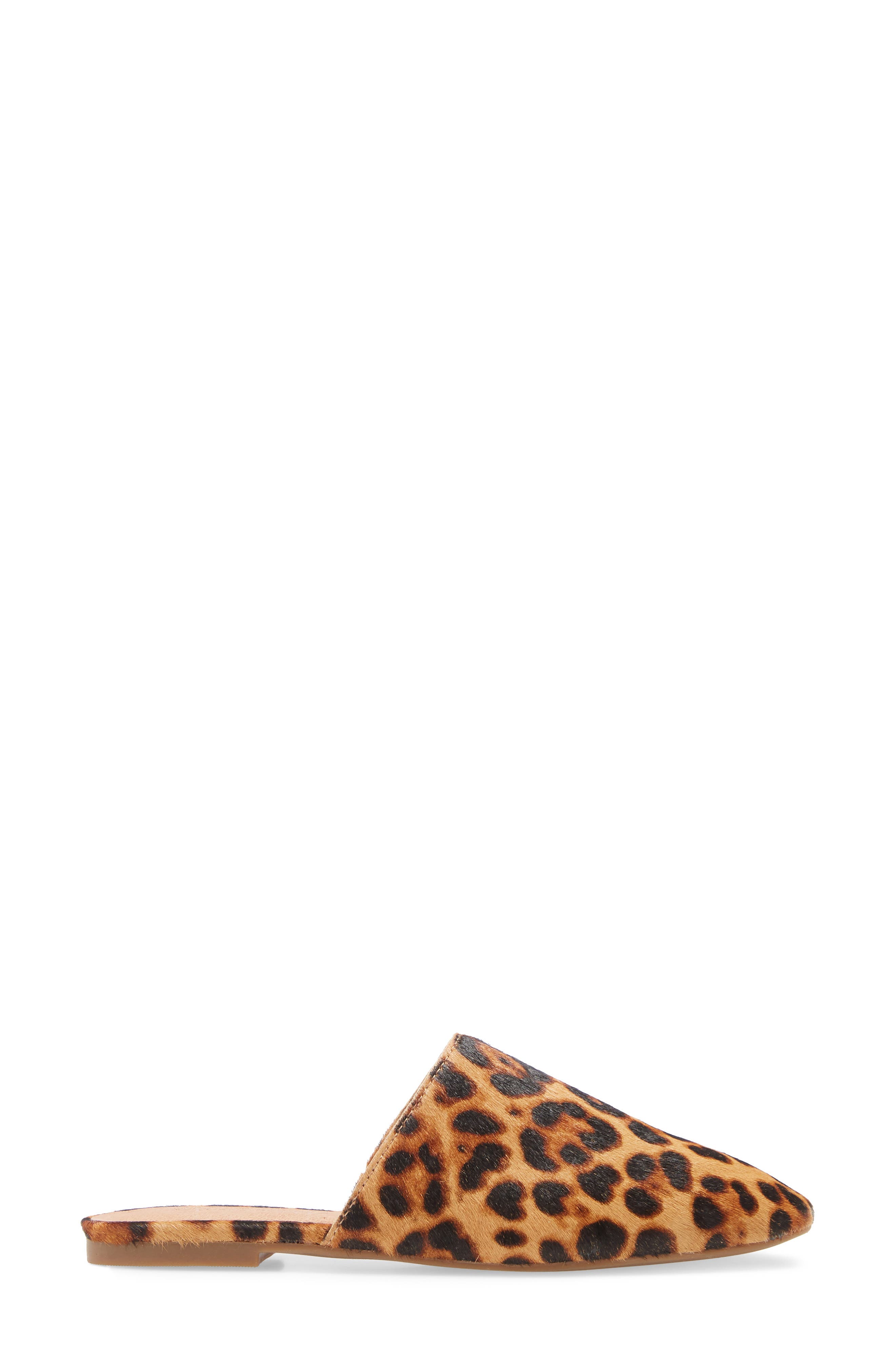 The Cory Mule, Alternate, color, LEOPARD CALF HAIR
