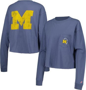 売れ筋商品|||コロシアム カットソー トップス レディース Women's Navy Michigan Wolverines Big Logo Pullover Sweatshirt Navy Michigan Wolverines – Colosseum Athletics