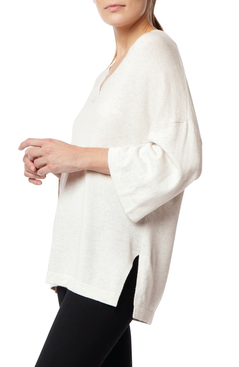 The White Company Wool Blend V-Neck Tunic, Alternate, color,