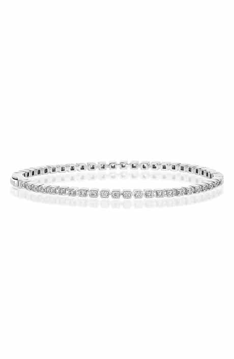 Round Cubic Zirconia Bangle