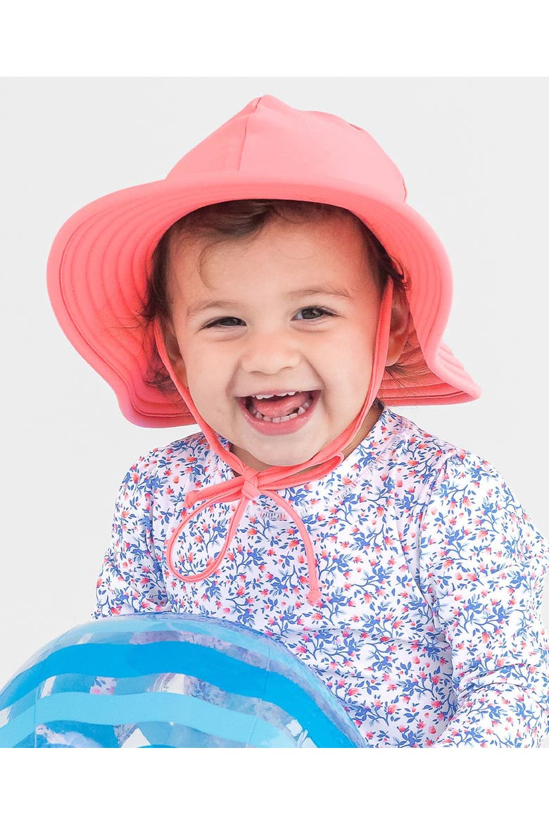 UPF50 Sun Protected Swim Hat, Alternate, color, Bubblegum Pink