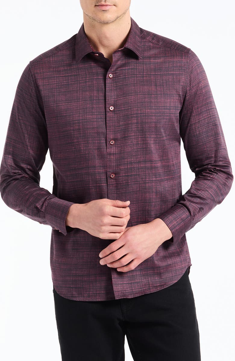Robert Graham Roth Long Sleeve Button-Up Shirt, Main, color, 