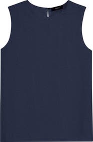Theory Sleeveless Silk Blouse