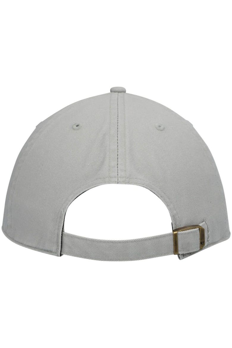 Men's '47 Gray Dallas Cowboys Clean Up Adjustable Hat, Alternate, color, Gray