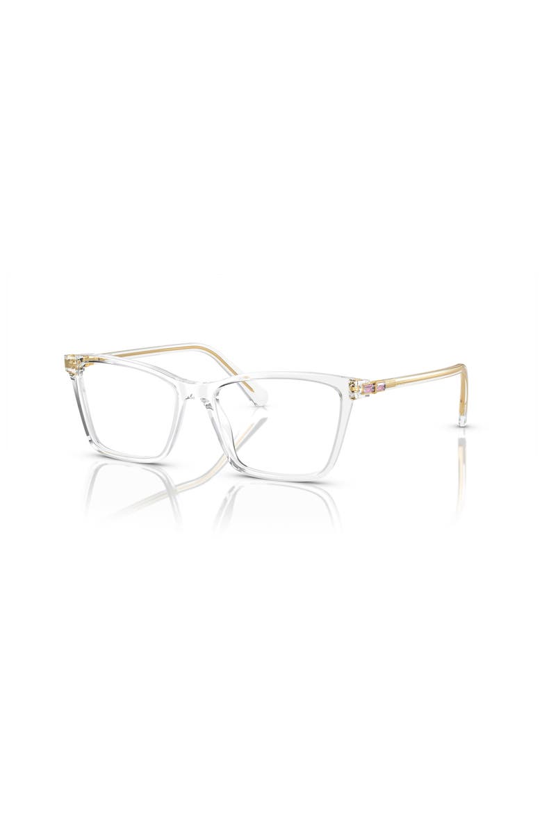 51mm Rectangle optical glasses, Main, color, Transparent