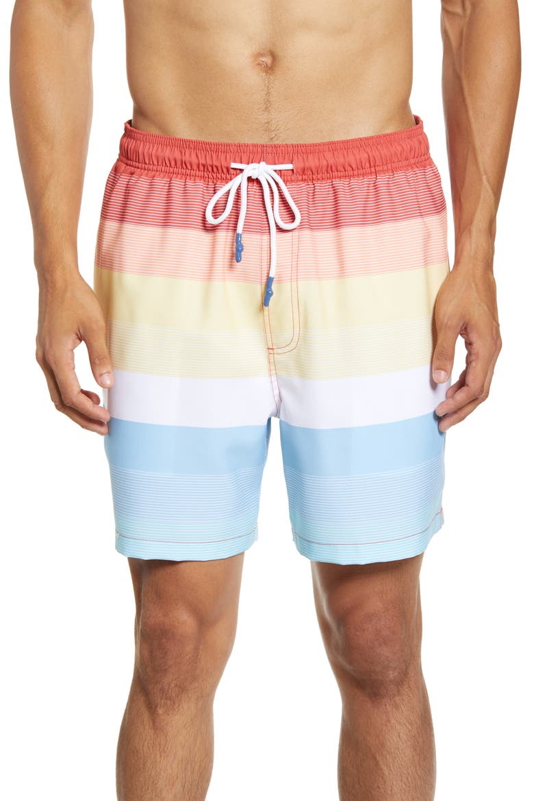 Galley Swim Trunks, Main, color, VERMILLION RED