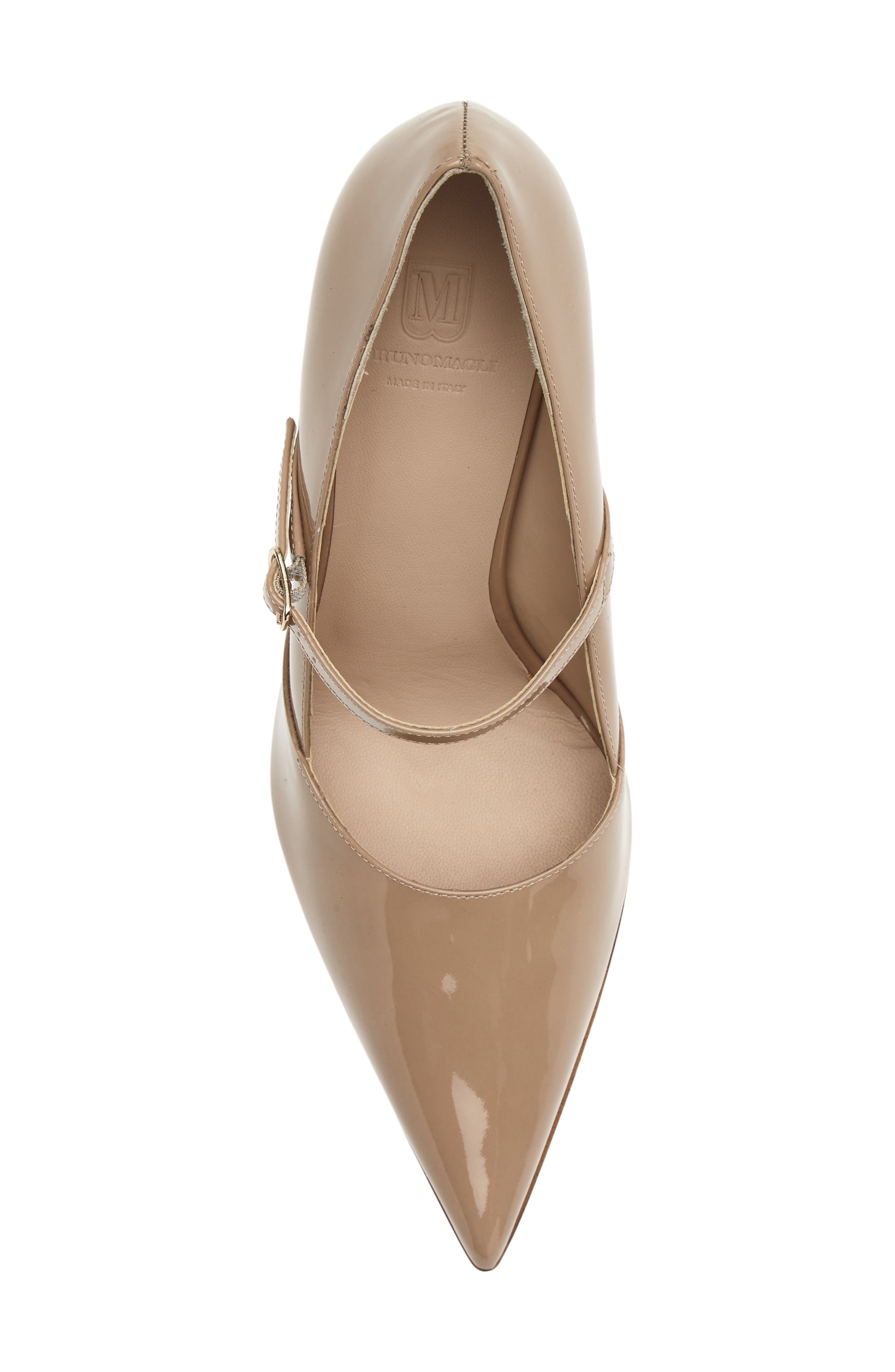 Panna Pointed Toe Pump, Alternate, color, BISCUIT PATENT