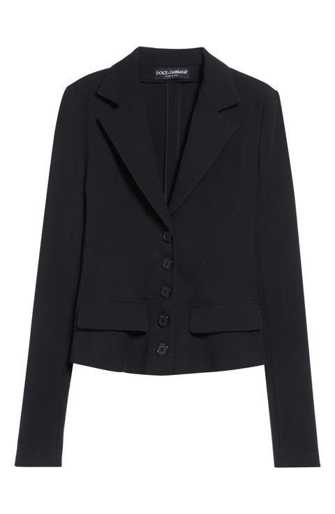 Tailored Stretch Wool Jacket