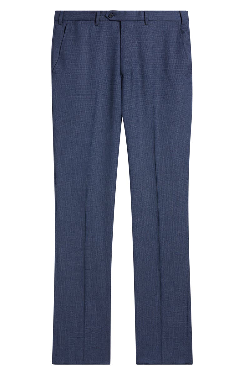 Emporio Armani Textured Trousers, Alternate, color, Deep Blue