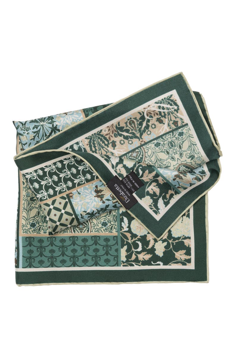 Elizabetta Portici - Silk Pocket Square for Men, Alternate, color,