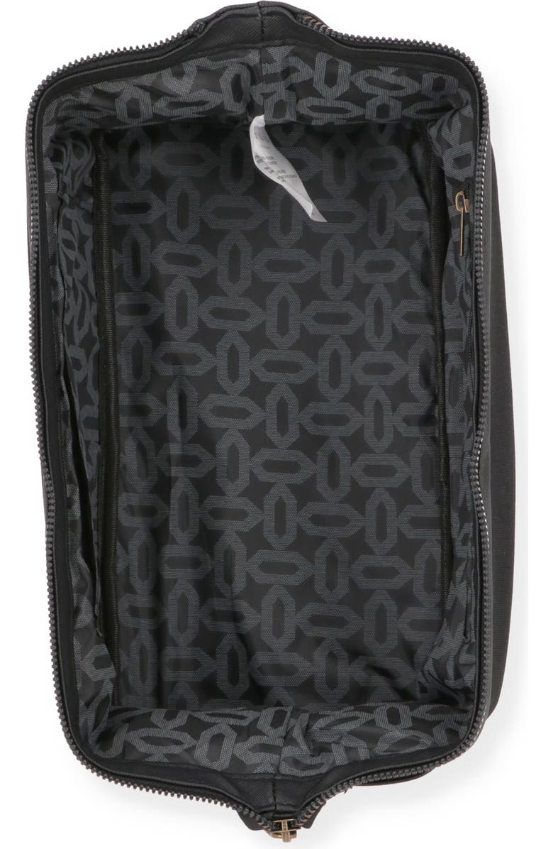 Ted Baker Faux Leather Toiletry Bag, Alternate, color, Black