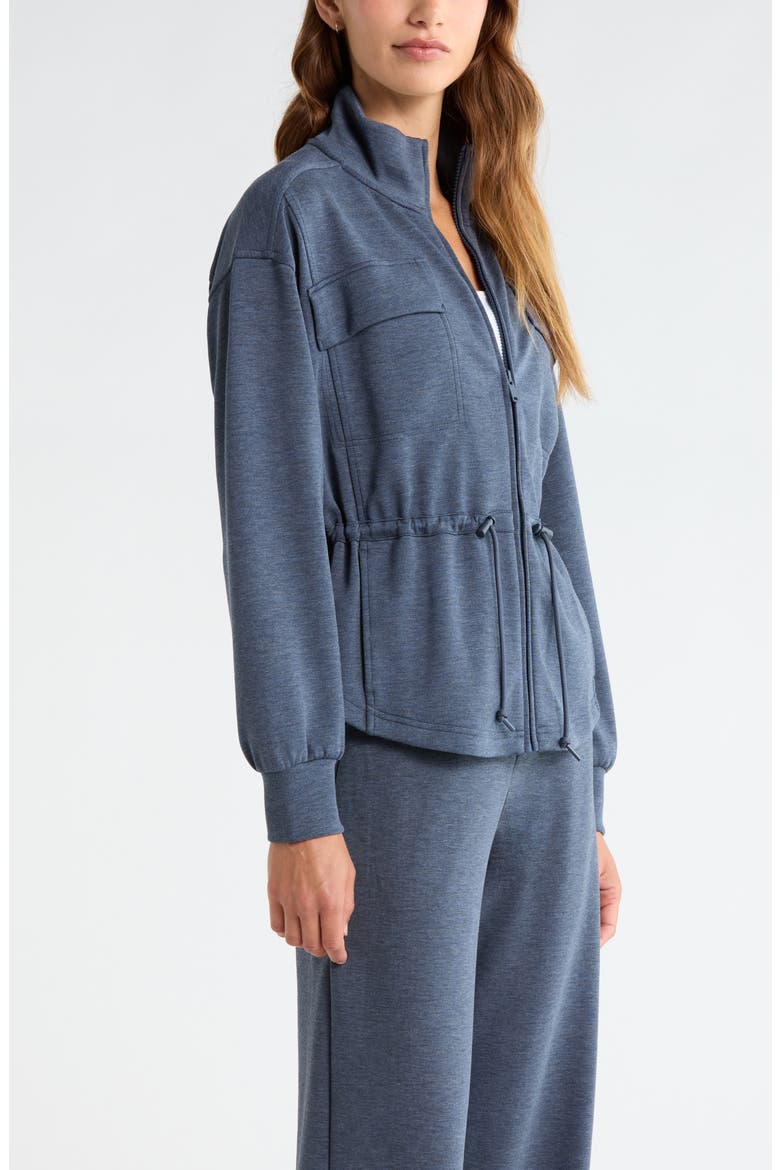 Soft Luxe Utility Jacket, Alternate, color, NAVY ARMADA HEATHER