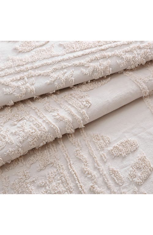 Beatrice Home Fashions Medallion Cotton Chenille Bedspread