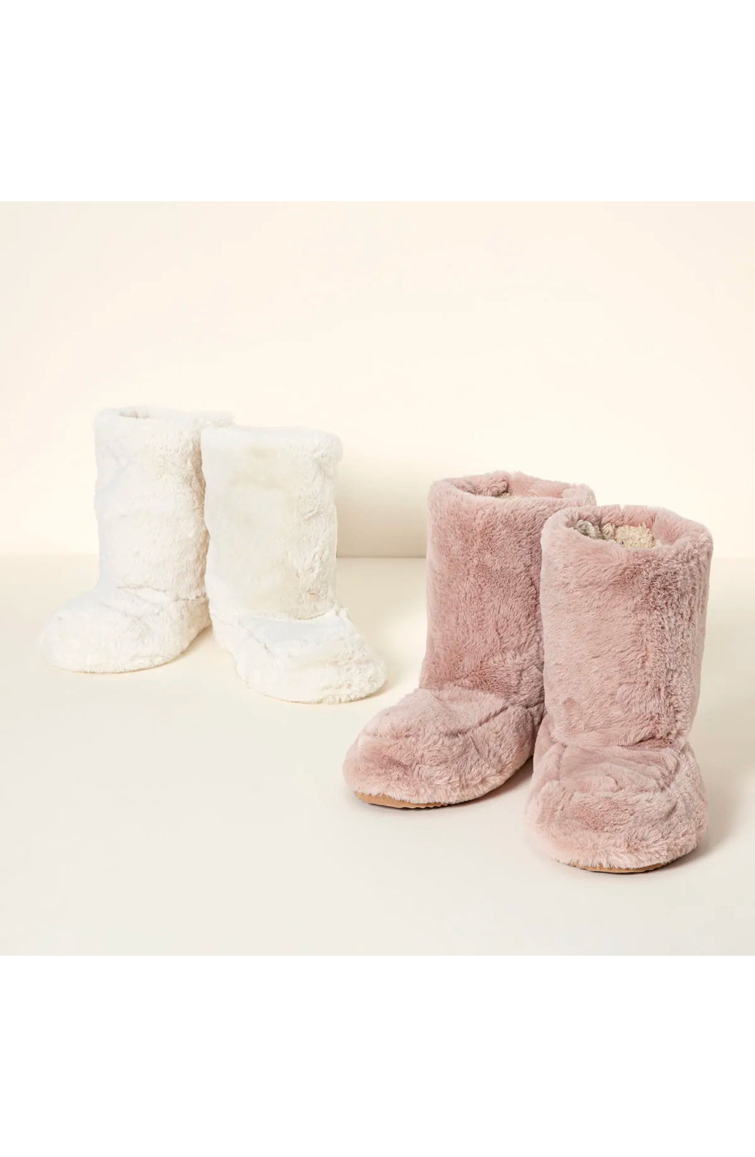 Uncommon Goods Cozy Lavender Warming Booties by Pantuss, Alternate, color, Natural