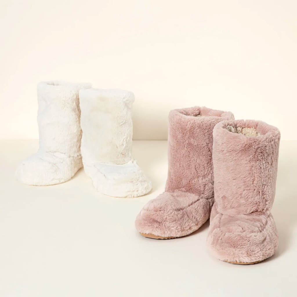 Cozy Lavender Warming Booties by Pantuss in Blush Pink  product