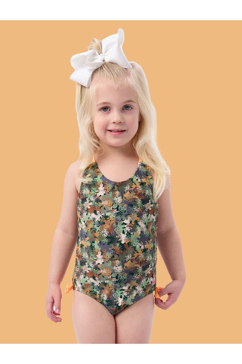 UPF50 Sun Protected Cross-Back One Piece, Alternate, color, Classic Camo
