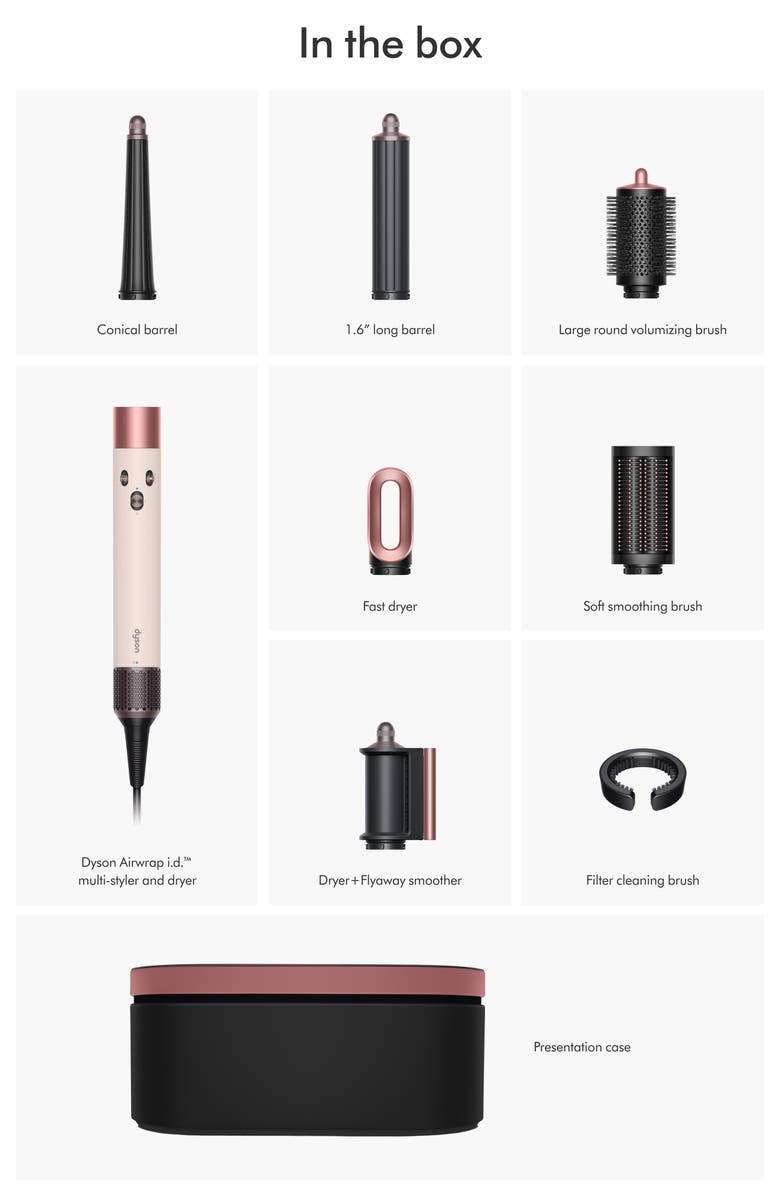 Dyson Airwrap i.d.<sup>™</sup> Multi-styler and Dryer Straight+Wavy Hair, Alternate, color, Ceramic Pink